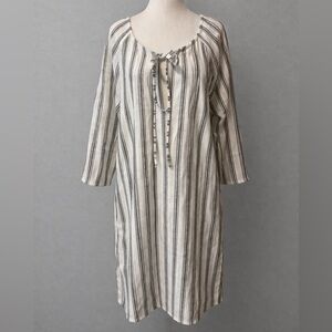 Yana K gray striped Sawyer tunic